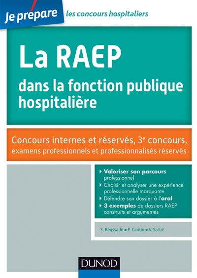 La RAEP dans la fonction publique hospitalière : concours internes et réservés, 3e concours, examens professionnels et professionnalisés réservés