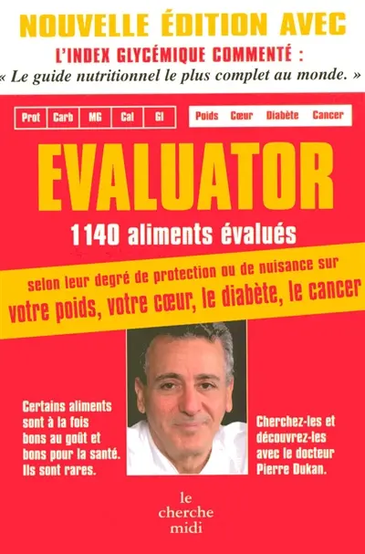 Evaluator : 1.140 aliments évalués