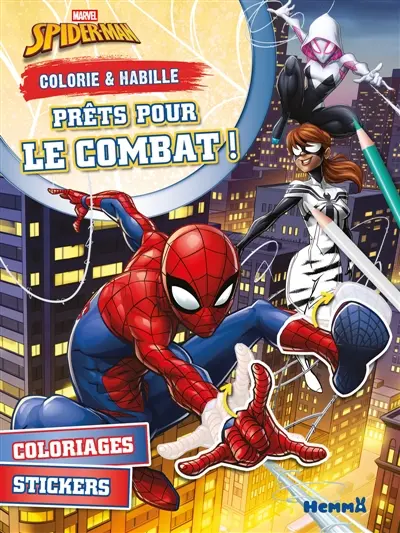 Marvel Spider- Man : Colorie & Habille : Prêts pour le combat ! - Coloriages - Stickers Marvel Spider- Man : Colorie & Habille : Prêts pour le combat ! - Coloriages - Stickers