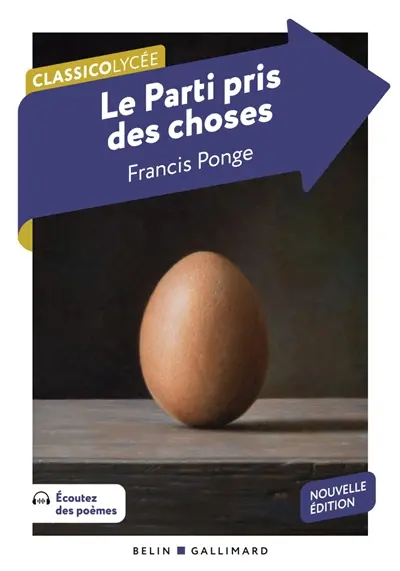 Le parti pris des choses