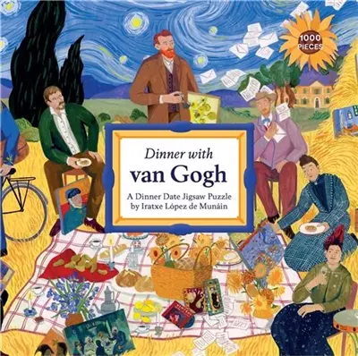 Dinner with Van Gogh A 1000 Piece Dinner Date Jigsaw Puzzle