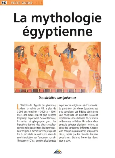 La mythologie égyptienne