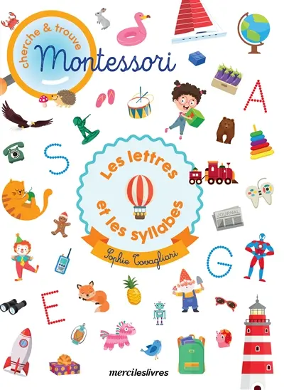Cherche et trouve Montessori : les lettres et les syllabes