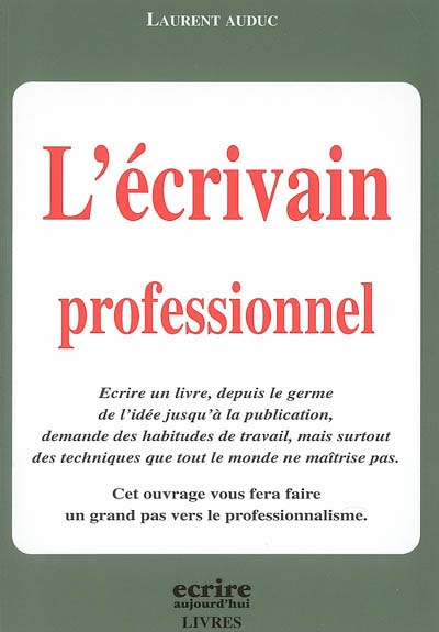 l'écrivain professionnel