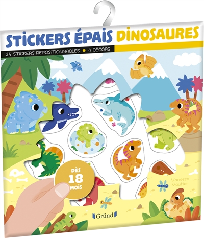 stickers épais dinosaures