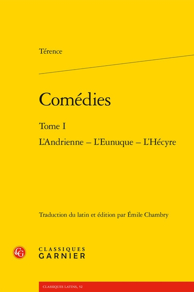 Comédies. Vol. 1