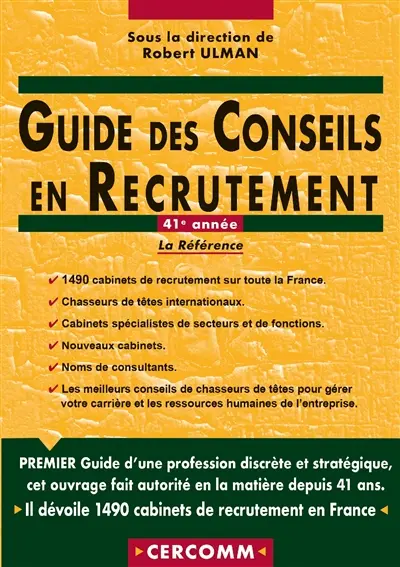 Guide des conseils en recrutement