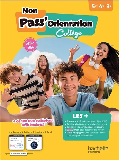Mon pass' orientation : collège : 5e, 4e, 3e