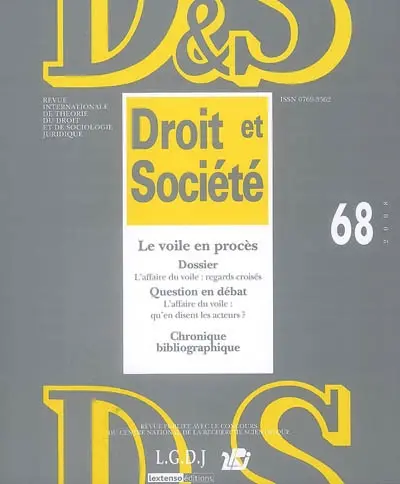 Droit et société, n° 68. Le voile en procès