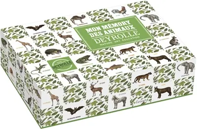 Mon mémory des animaux Deyrolle