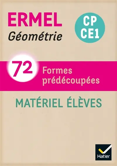 Géométrie CP-CE1 : 72 formes prédécoupées