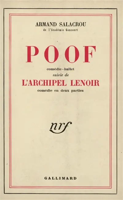 Poof. L'Archipel Lenoir