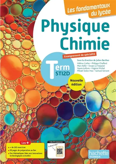 Physique chimie : terminale STI2D : enseignement de spécialité