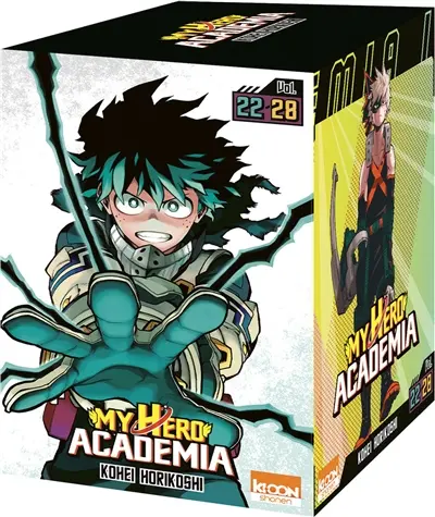 My hero academia : coffret intégrale volumes 22 à 28