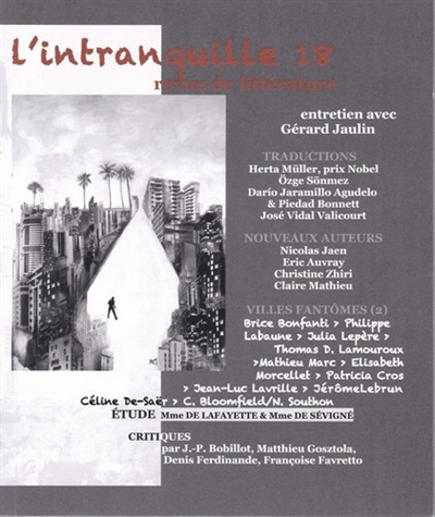 Intranquille (L') : revue de littérature, n° 18. Villes fantômes (2)