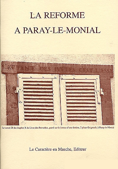 La réforme à Paray-le-Monial