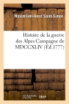 Histoire de la guerre des Alpes, ou Campagne de MDCCXLIV
