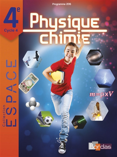 Physique chimie 4e, cycle 4 : programme 2016