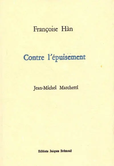 Contre l'épuisement