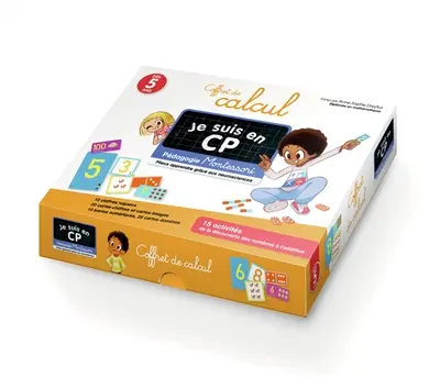 Je suis en CP : coffret de calcul, dès 5 ans : pédagogie Montessori, mieux apprendre grâce aux neurosciences