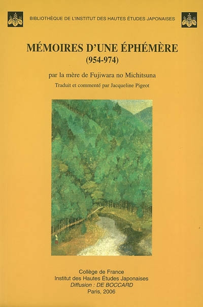 Mémoires d'une éphémère, 954-974