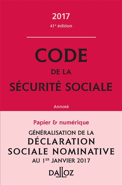Code de la sécurité sociale...