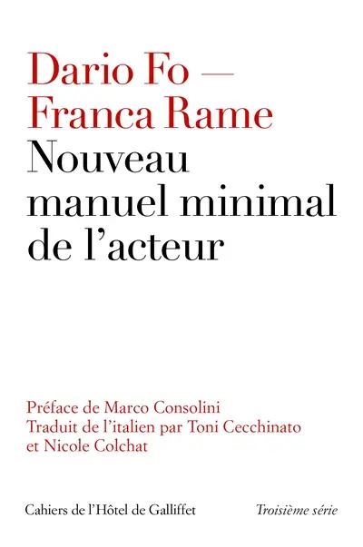Le nouveau manuel minimal de l'acteur