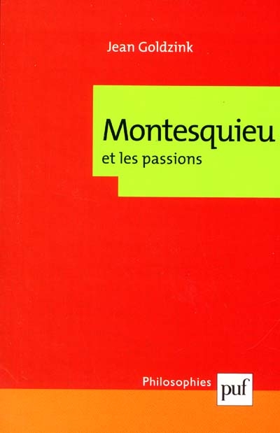 Montesquieu et les passions