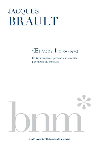 Œuvres I (1965-1975)