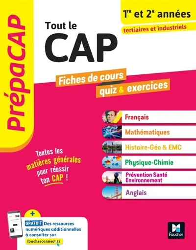 Toutes les matières générales, CAP : réussir l'examen Toutes les matières générales, CAP : réussir l'examen