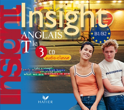 Insight anglais Tle, B1-B2 : 3 CD audio classe