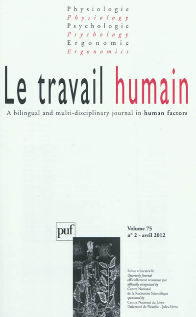 Travail humain (Le), n° 2 (2012)