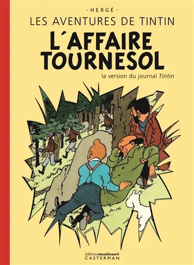 Les aventures de Tintin. L'affaire Tournesol : la version du journal Tintin