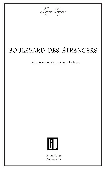 Boulevard des étrangers