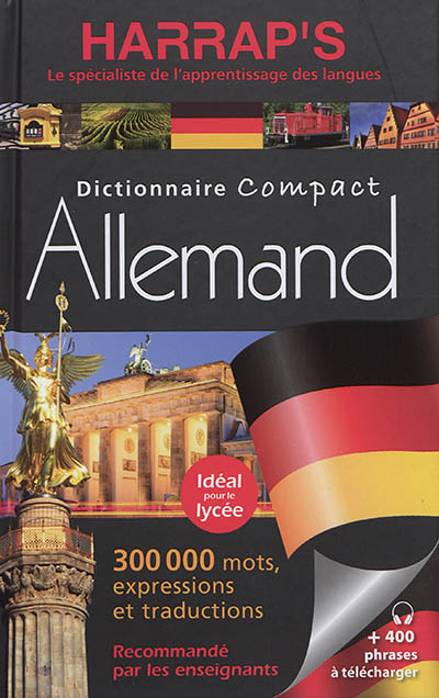 harrap's dictionnaire compact allemand : 300.000 mots, expressions et traductions