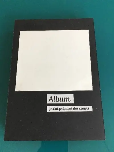 Je t'ai préparé des coeurs : album : livre de papier découpé