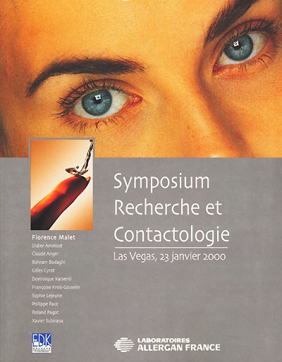 Symposium recherche et contactologie : Las Vegas, 23 janvier 2000