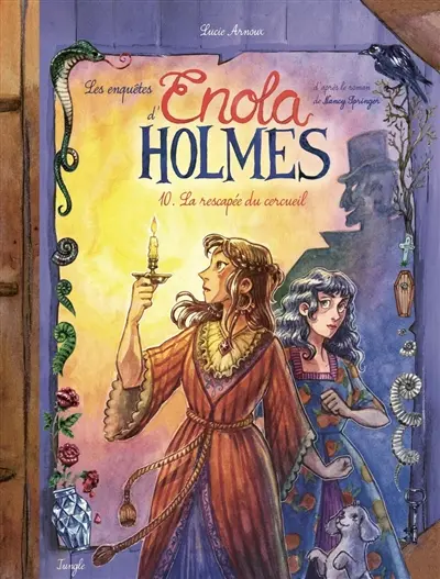 Les enquêtes d'Enola Holmes. Vol. 10. La rescapée du cercueil