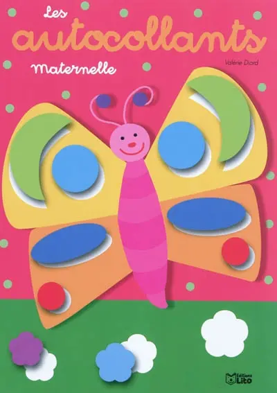 Les autocollants maternelle. Papillon