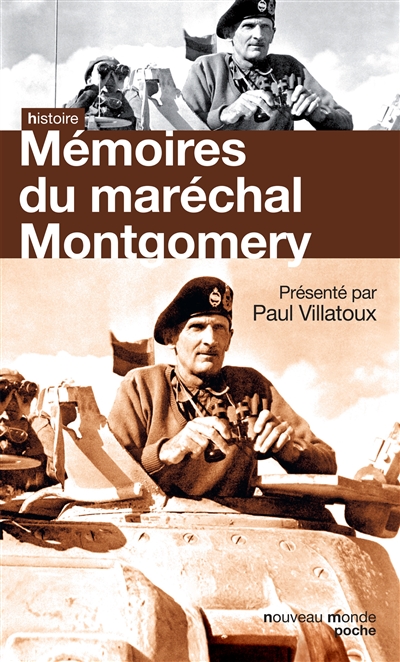 Mémoires du maréchal Montgomery, vicomte d'Alamein, K.G.