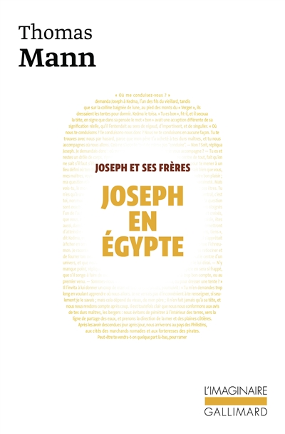 Joseph et ses frères. Vol. 3. Joseph en Egypte