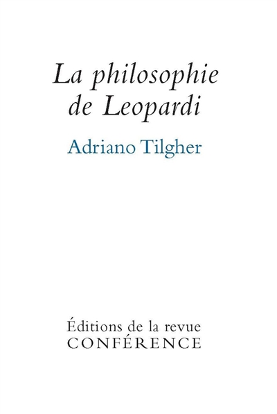 La philosophie de Leopardi