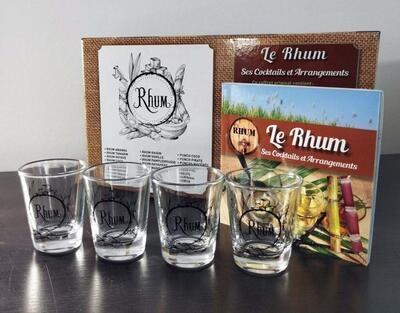 le rhum : ses cocktails et arrangements : coffret