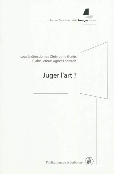 Juger l'art