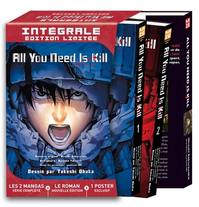 All you need is kill : coffret intégrale : les 2 mangas, le roman, 1 poster