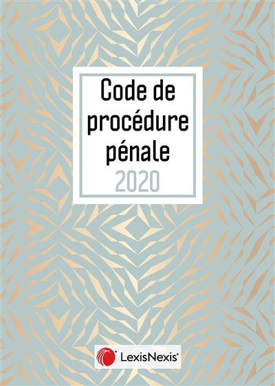 Code de procédure pénale 2020 : jaquette écaille