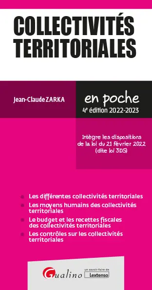 Collectivités territoriales : 2022-2023