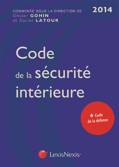 Code de la sécurité intérieure 2014