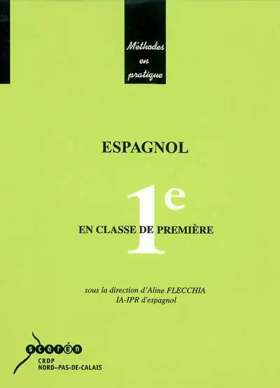 Espagnol, en classe de première