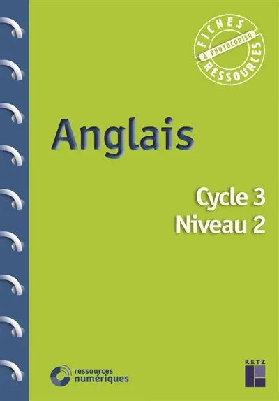 Anglais, cycle 3, niveau 2